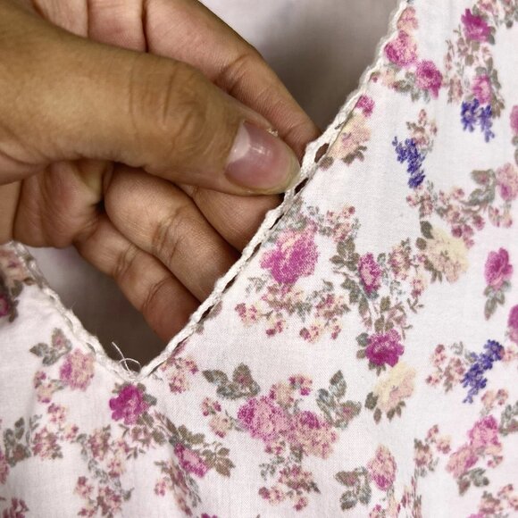 Love Shack Fancy X Target Camille Pink Floral Tiered Midi Dress XS Cottagecore - Picture 7 of 16